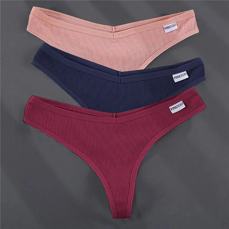 "Premium Cotton Thongs for Women: Elegant G-String Panties with Solid Colors, T-Back Design, and Comfortable Fit in Sizes M-XL - Intimate Lingerie Collection"