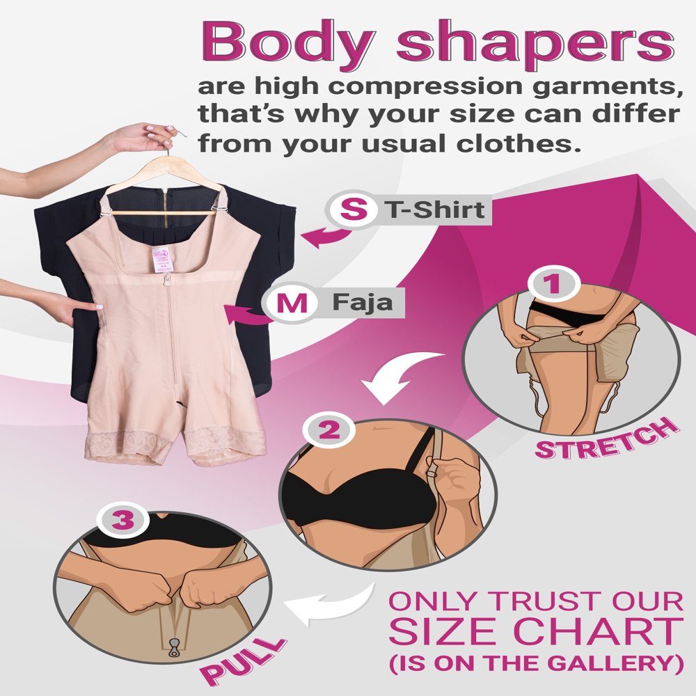 Salome Faja Colombiana Postparto Postpartum Girdle Post OP Surgery Stage 2 BBL Shapewear for Woman Liposuction and Tummy Tuck Compression Garment